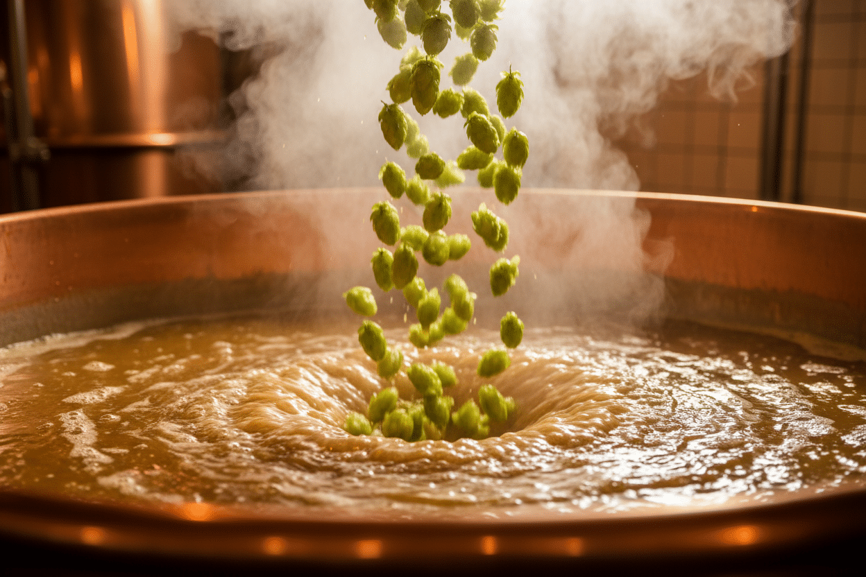 The role of hops in the brewing process
